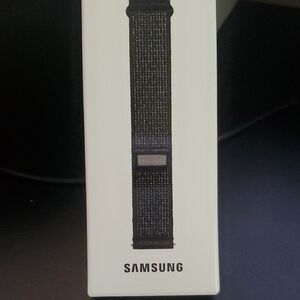 Samsung Black Nylon Smartwatch Band with Velcro Fastening S/M 20mm